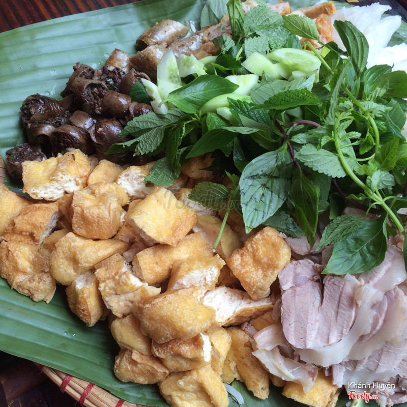 bún đậu đầy đủ