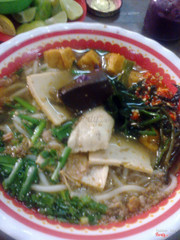 canh bún cua