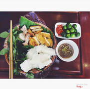 Bún đậu thịt chả 