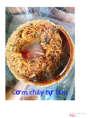 Cơm cháy thương hiệu Sài Gòn với gà khô