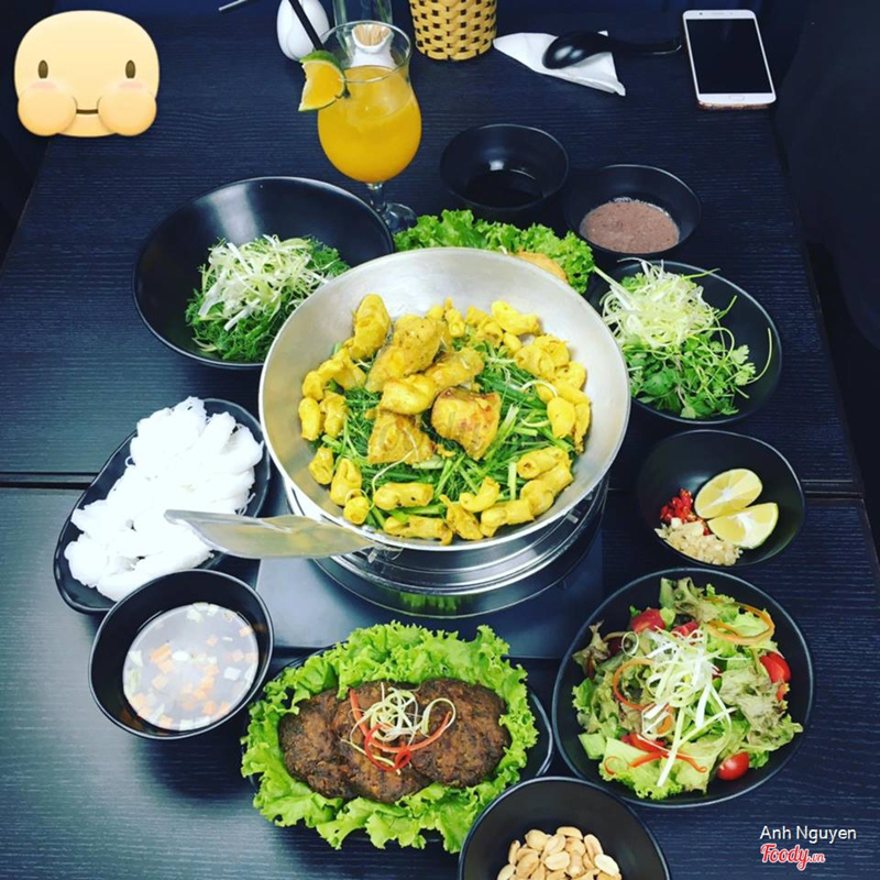 1 set đầy đặn 2 người ăn