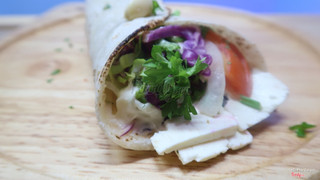 Feta Cheese Wrap Vegetarian