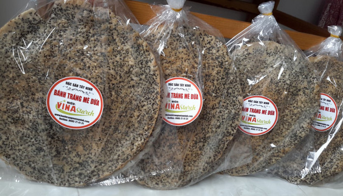 Vinastrarch - Bánh Tráng Mè Dừa Nướng Tây Ninh