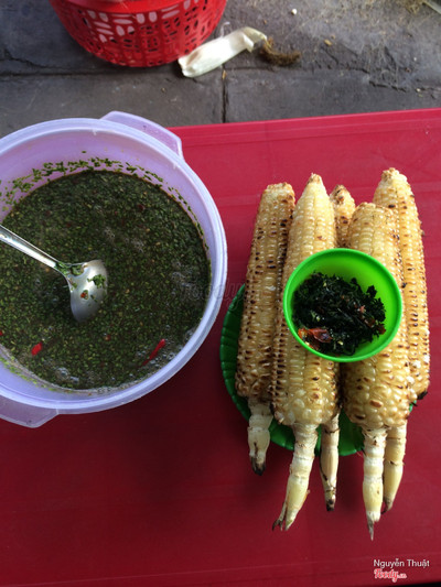 Bắp mắm + muối é