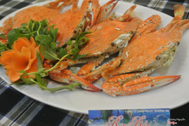 Hôm bữa mình đi ăn món ghẹ hấp, ngon ơi là ngon lun.