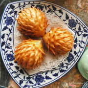 bánh bao nhím chiên
