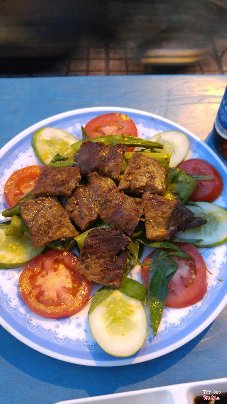 Bò nướng satế - 50k