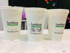 Mình gọi 1 ly The Hulk, BanaBerry và CashewBee của quán