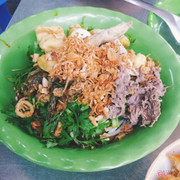 bánh đa trộn