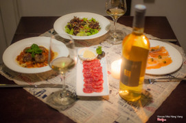 Thực đơn cho 2 người tại Vinvue