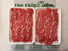 Sườn bò rút xương Mỹ choice của cửa hàng thái dùng cho món lẩu, nướng, nhúng giấm...vv rất mềm và ngon