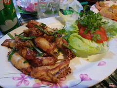 Mực sữa chiên mắm