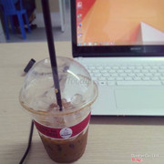 Ly cafe sữa mang đi (ảnh của khách hàng: Anh Ba Khía)