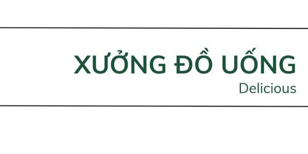 XƯỞNG ĐỒ UỐNG - Cà Phê & Trà Sữa - Tô Vĩnh Diện