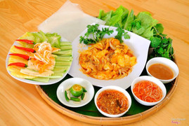 Combo nướng cuốn bánh tráng