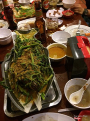 Cá lóc hấp rau nhút