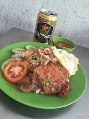 Cơm tấm sườn bì trứng<a class='hashtag-link' href='/ho-chi-minh/hashtag/sapporopremiumbeer-188774'>#SapporoPremiumBeer</a>