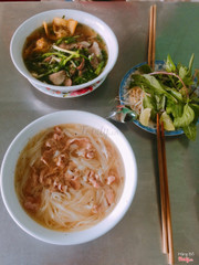 Hoành thánh mỳ+phở tái