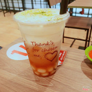 Trà sen vàng sủi bọt