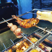 Bò cuốn nấm + Cánh gà + Bánh mì bơ