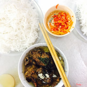 bún chả lá lốt