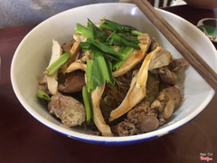 miến trộn gà - lòng gà