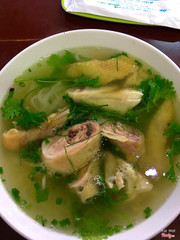 Phở gà chặt