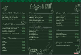 Menu quán