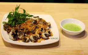 Ốc mỡ cháy tỏi 55k