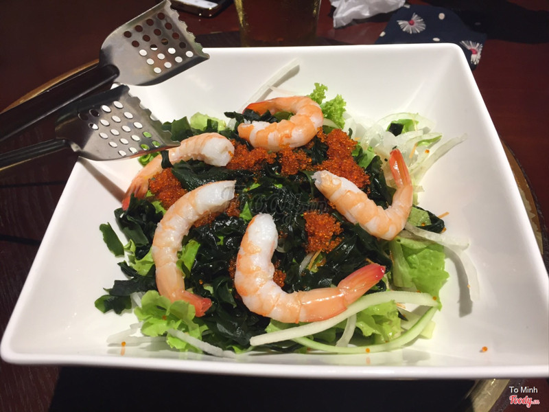 Salad tôm rong biển