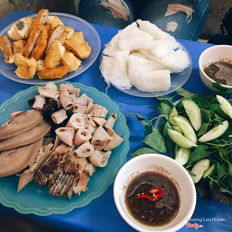 bún đậu đầy đủ