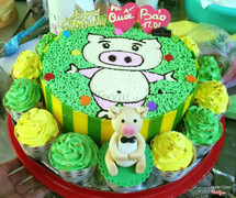 Set bánh sinh nhật + Cupcake