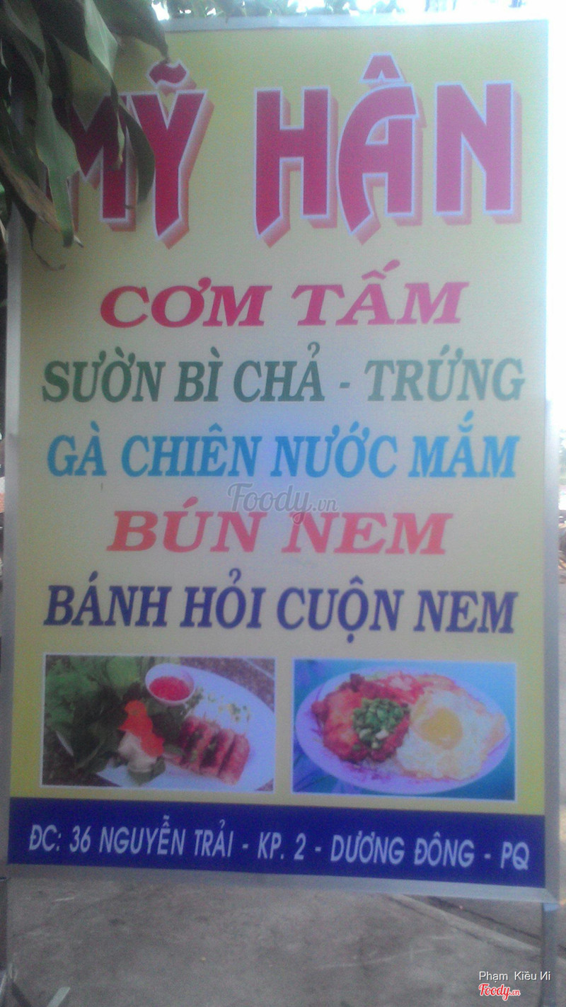 Bảng hiệu quán ăn 
