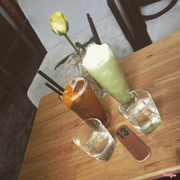 Trà đào và matcha 🍹🍹🍹