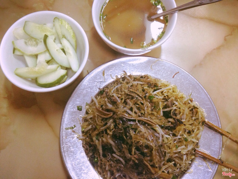 Miến lươn xào mềm