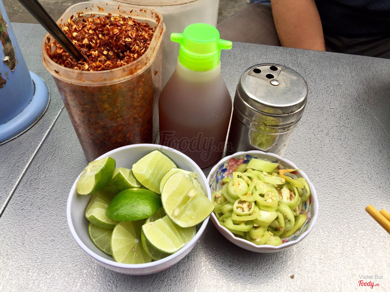 Chanh ớt, sate,....