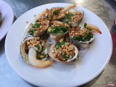 Sò nướng mỡ hành