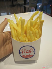 Khoai tây chiên khá giòn và vị ăn rất dễ chịu