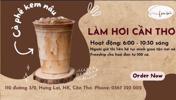 Làm Hơi - Cà Phê Muối, Cà Phê Kem Nâu & Cà Phê Kem Trứng - Nguyễn Văn Cừ Nối Dài