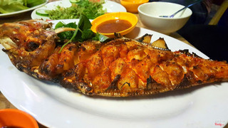 cá bò da nướng muối ớt