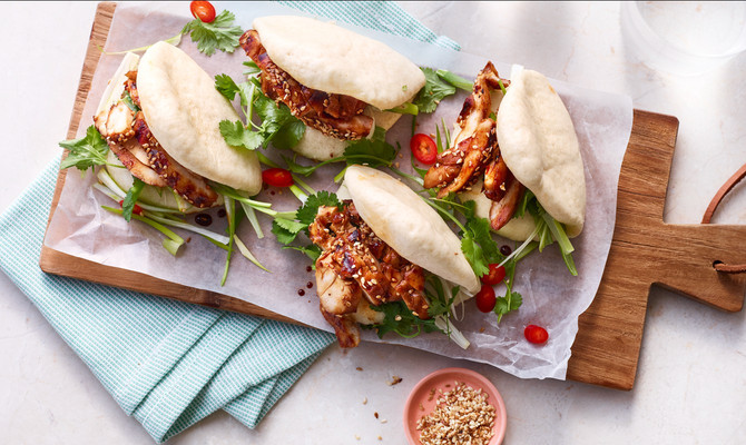 Chan Chan Baozi - Bánh Bao Nướng Kẹp - Đường 39