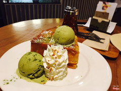 Toast matcha kem tươi