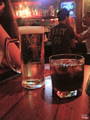 Beer vs whiskey coke