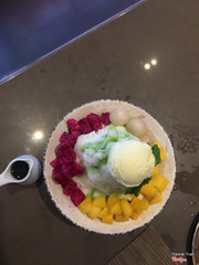 Kakibori - tráng miệng 89k gồm Trái cây (or ngũ cốc)  + 02 nước ngọt tuỳ chọn