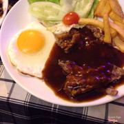 Beefsteak sốt kem 