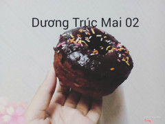 Bánh donut chocolate