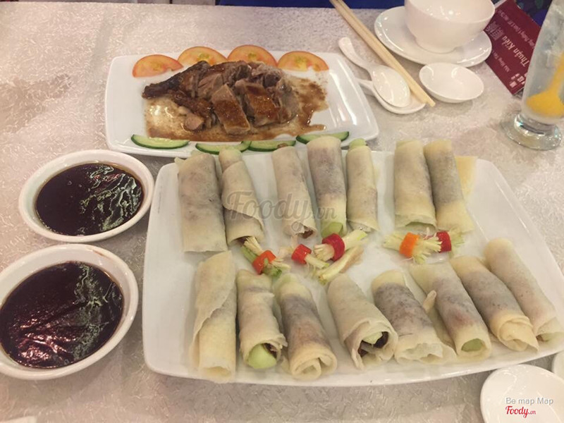 Da vịt cuốn bánh tráng