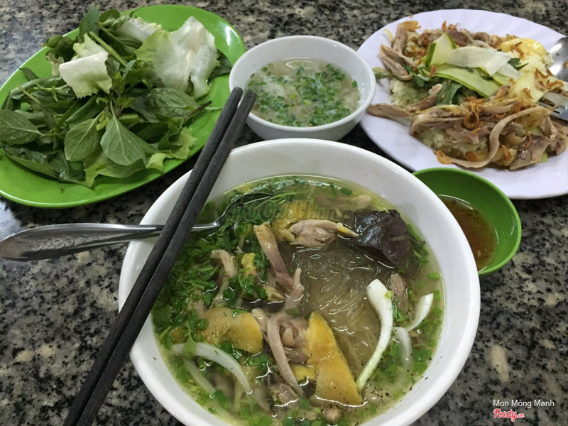 Miến gà + cơm gà