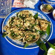 sò điệp nướng mỡ hành