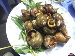 ốc bươu nướng cay